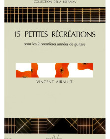 15 petites récréations - Vincent Airault - Guitare - Henry Lemoine