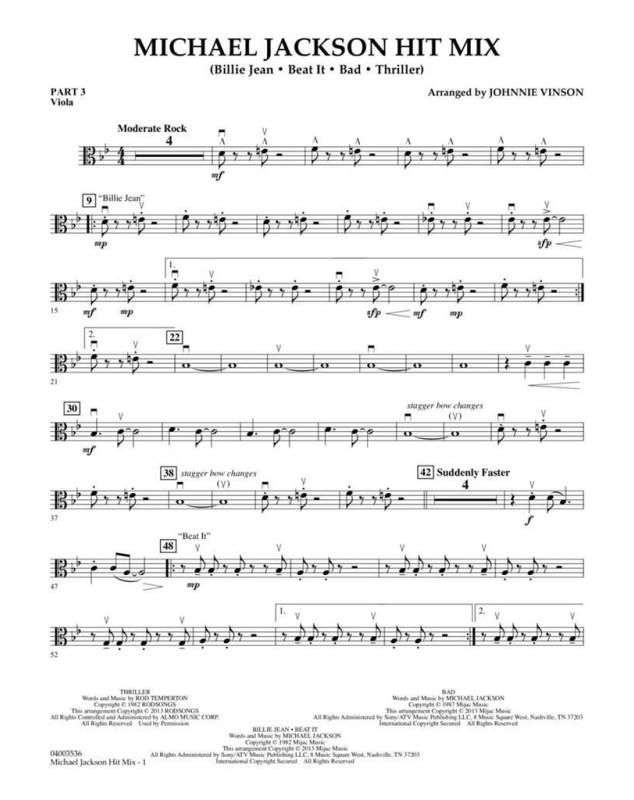 Michael Jackson Hit Mix - Flex Band - Conducteur + Parties - Hal Leonard