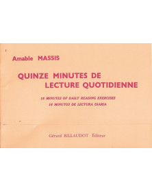 15 minutes de lecture quotidienne - Amable Massis - Gérard Billaudot