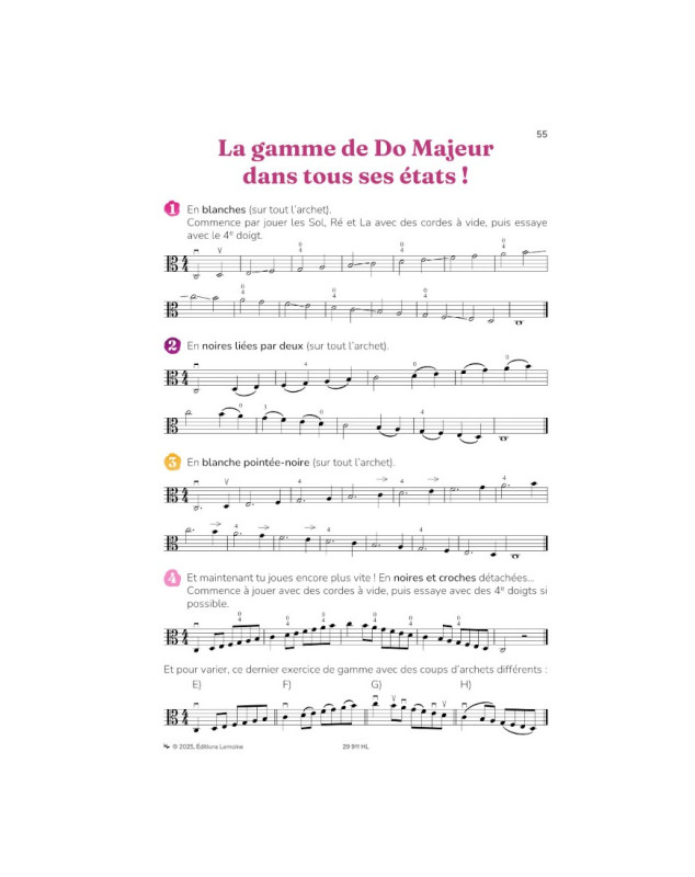 La Méthode d'alto pour les débutants, Vol.1 - Caroline Simonot