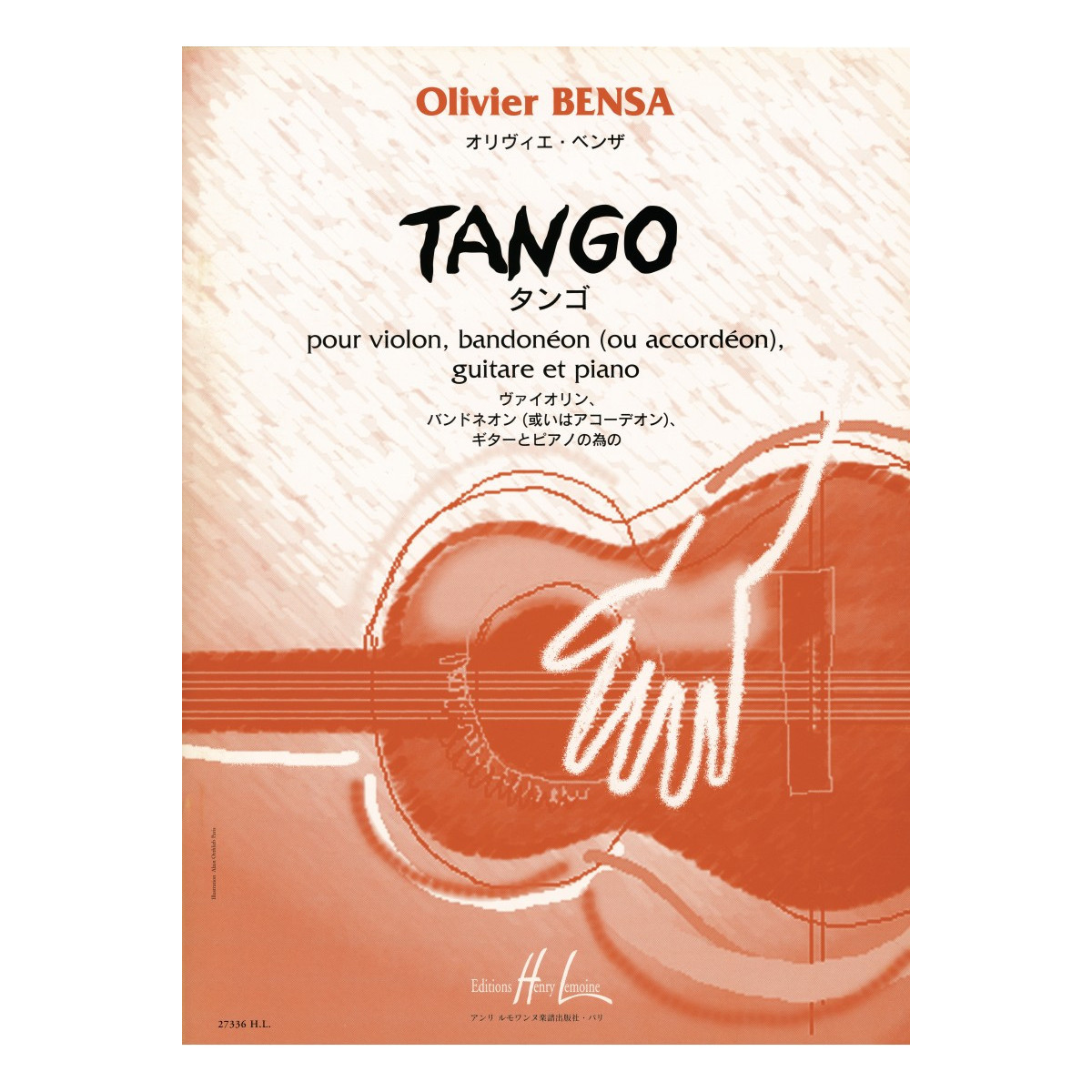 Tango - Olivier Bensa - Editions Henry Lemoine
