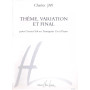 Thème, Variation et Final - Charles Jay - Editions Henry Lemoine