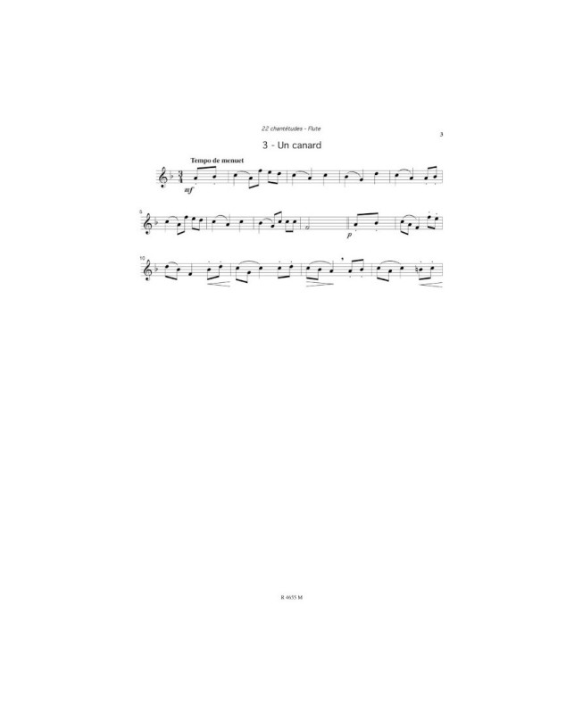 Pascal Proust : 22 Chantetudes pour Flûte