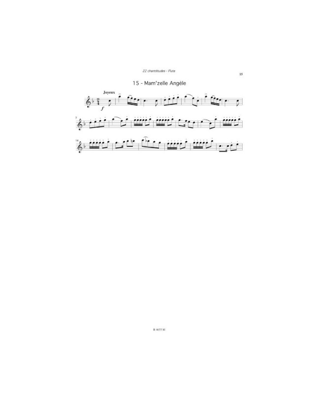 Pascal Proust : 22 Chantetudes pour Flûte