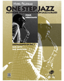 One step jazz - Michel Pellegrino  - Saxophone - Editions Henry Lemoine