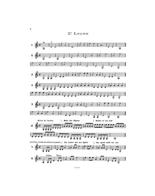 Méthode de violon Vol.1 (3e position) - Armand Massau - Combre
