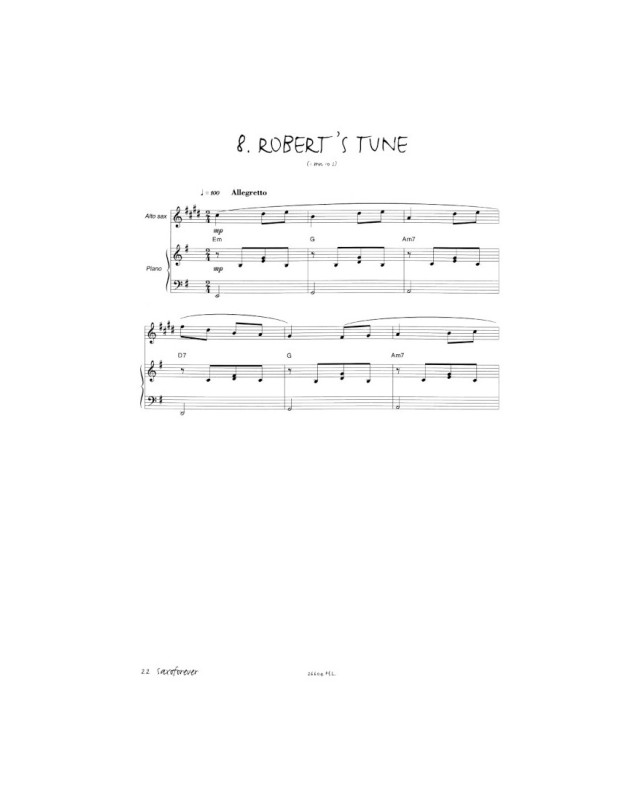 Saxoforever Vol.1 - Jean-Marc Allerme - Editions Henry Lemoine