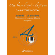 Une brève histoire du piano - Livre 4  - Dimitri Tchesnokov - Billaudot