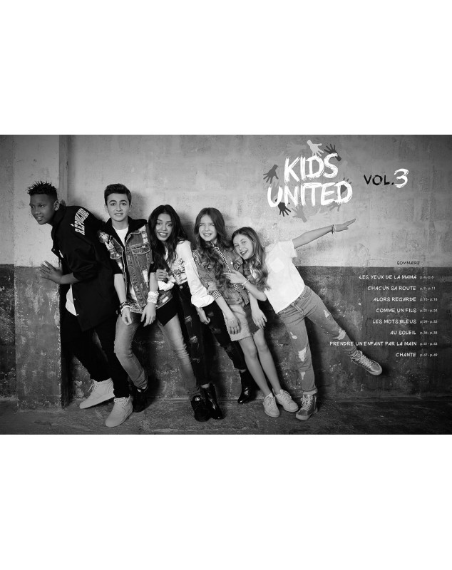 Kids United Vol. 3 - Partitions pour Piano, Voix, Guitare - Aede Music