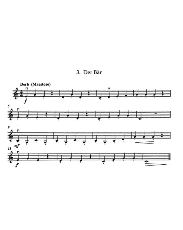 At the Zoo - Violon et Piano - Editions Barenreiter