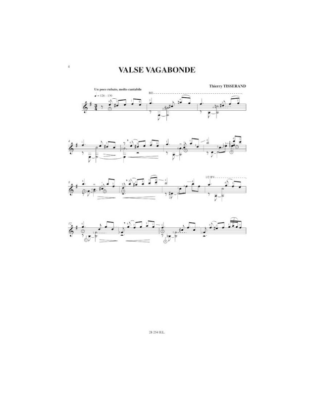 Milonga serena - Thierry Tisserand - Guitare - Henry Lemoine