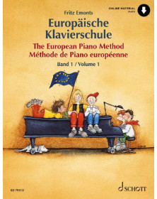 Méthode de Piano Européenne Vol. 1 - Fritz Emonts