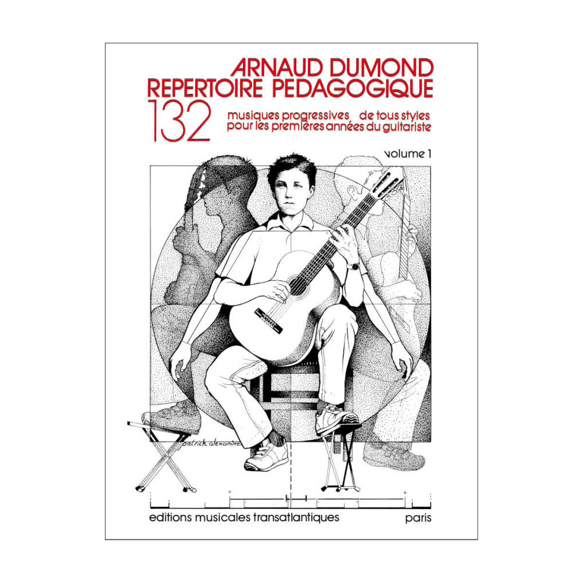 Répertoire pédagogique Vol. 1 - Guitare - Arnaud Dumond