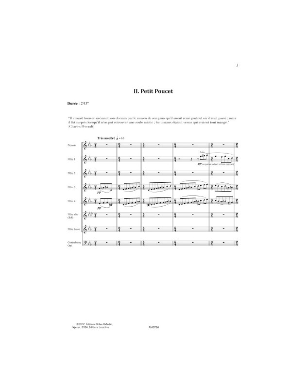Ma Mère L'Oye - Maurice Ravel - Ensemble de Flûtes