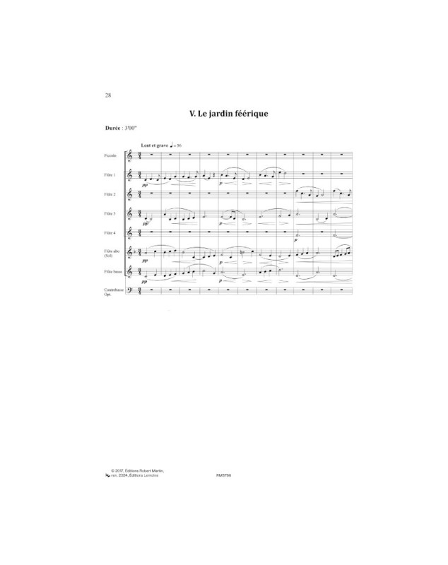 Ma Mère L'Oye - Maurice Ravel - Ensemble de Flûtes
