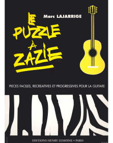 Puzzle à Zazie - Guitare - Marc Lajarrige - Editions Henry Lemoine