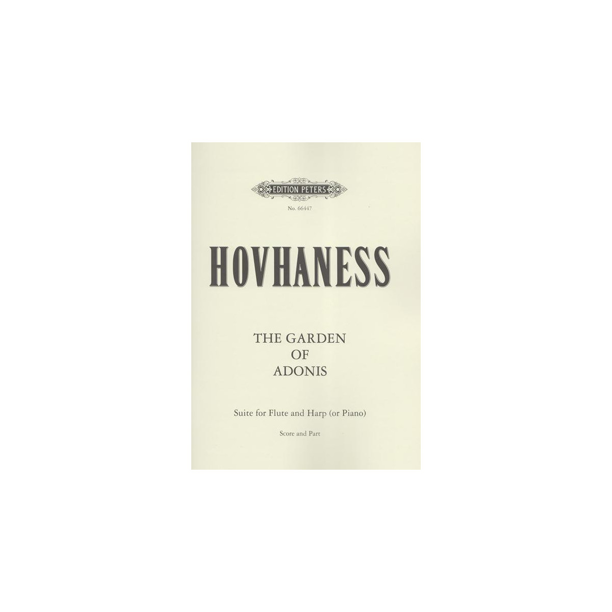The Garden of Adonis Op. 245 - Alan Hovhaness - Flute et Harpe