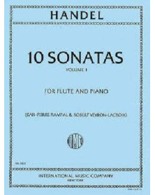 10 Sonate Vol. 1 - Haendel - (Rampal/Veyron/Lacroix)   - Flute et Piano - IMC