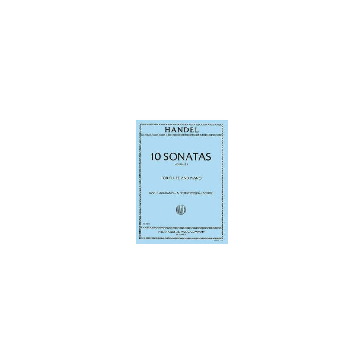 10 Sonate Vol. 1 - Haendel - (Rampal/Veyron/Lacroix)   - Flute et Piano - IMC