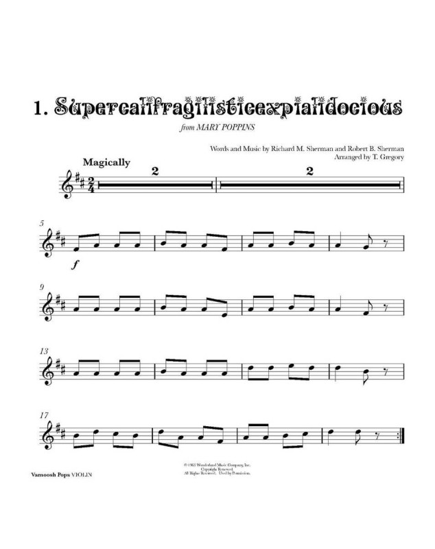 Vamoosh Pops : Violon - Thomas Gregory