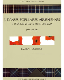 Trois (3) Danses populaires arméniennes - Laurent Boutros