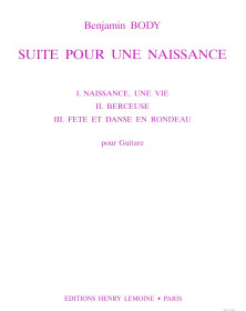 Suite pour une Naissance  - Benjamin Body