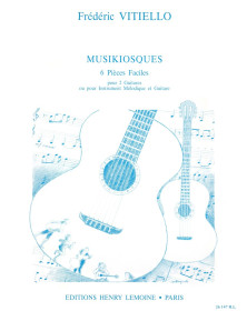 Musikiosques - Frédéric Vitiello - 2 Guitares - Editions Henry Lemoine