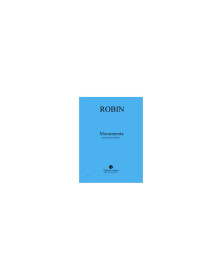 Monumenta - Yann Robin - Orchestre - Editions Jobert