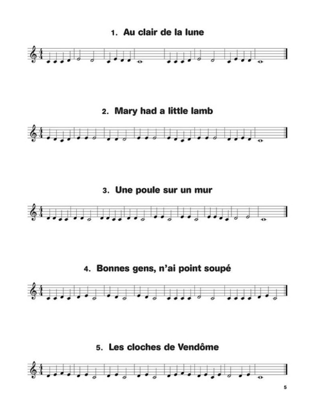 Les Chansons Célèbres - Volume 1 - Clarinette
