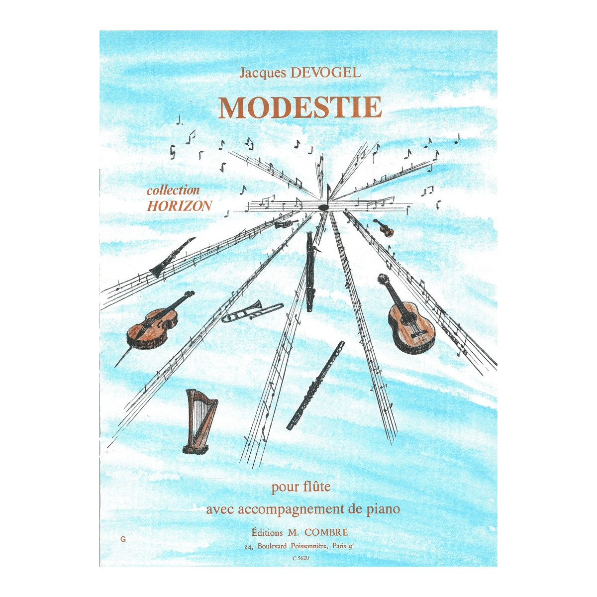 Modestie - Jacques Devogel - Flûte et Piano - Editions Combre