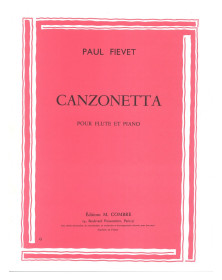 Canzonetta - Paul Fievet - Flûte et Piano - Editions Combre