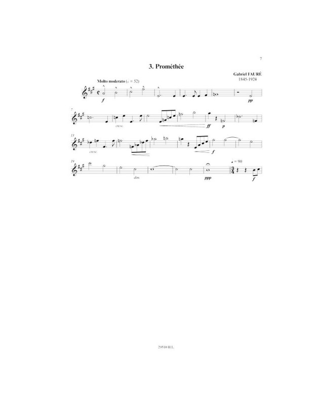Adolphe Sax Album Vol.3 - Nicolas Prost - Editions Henry Lemoine