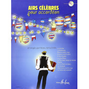 Airs Célèbres pour Accordéon - Manu Maugain - Editions Henry Lemoine