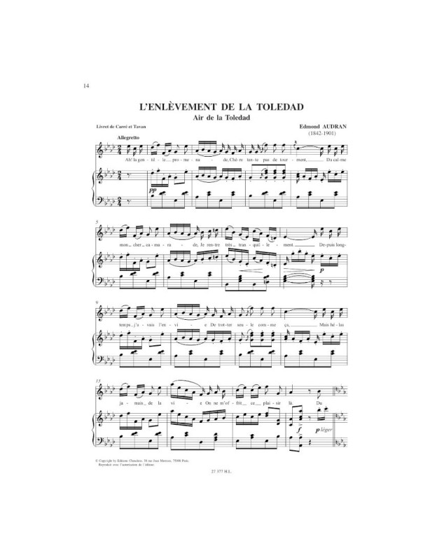 Airs d'opérettes