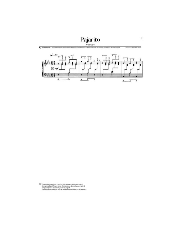 Chansons et Danses d'Amérique Latine Vol. C - Harpe - Henry Lemoine