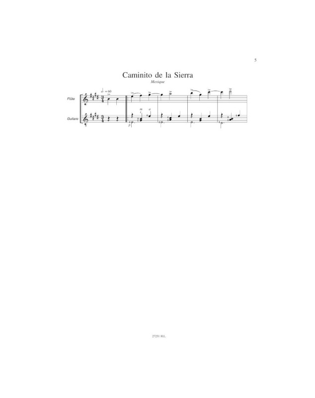 Chansons et Danses d'Amérique Latine Vol. B