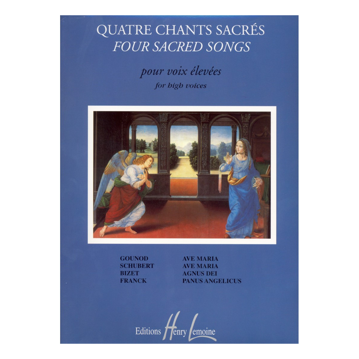 Quatre (4) Chants sacrés - Voix Elevées et Piano - Jacqueline Bonnardot