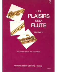 Les Plaisirs de la flûte Vol.3 - Flûte et Piano - Luc Urbain