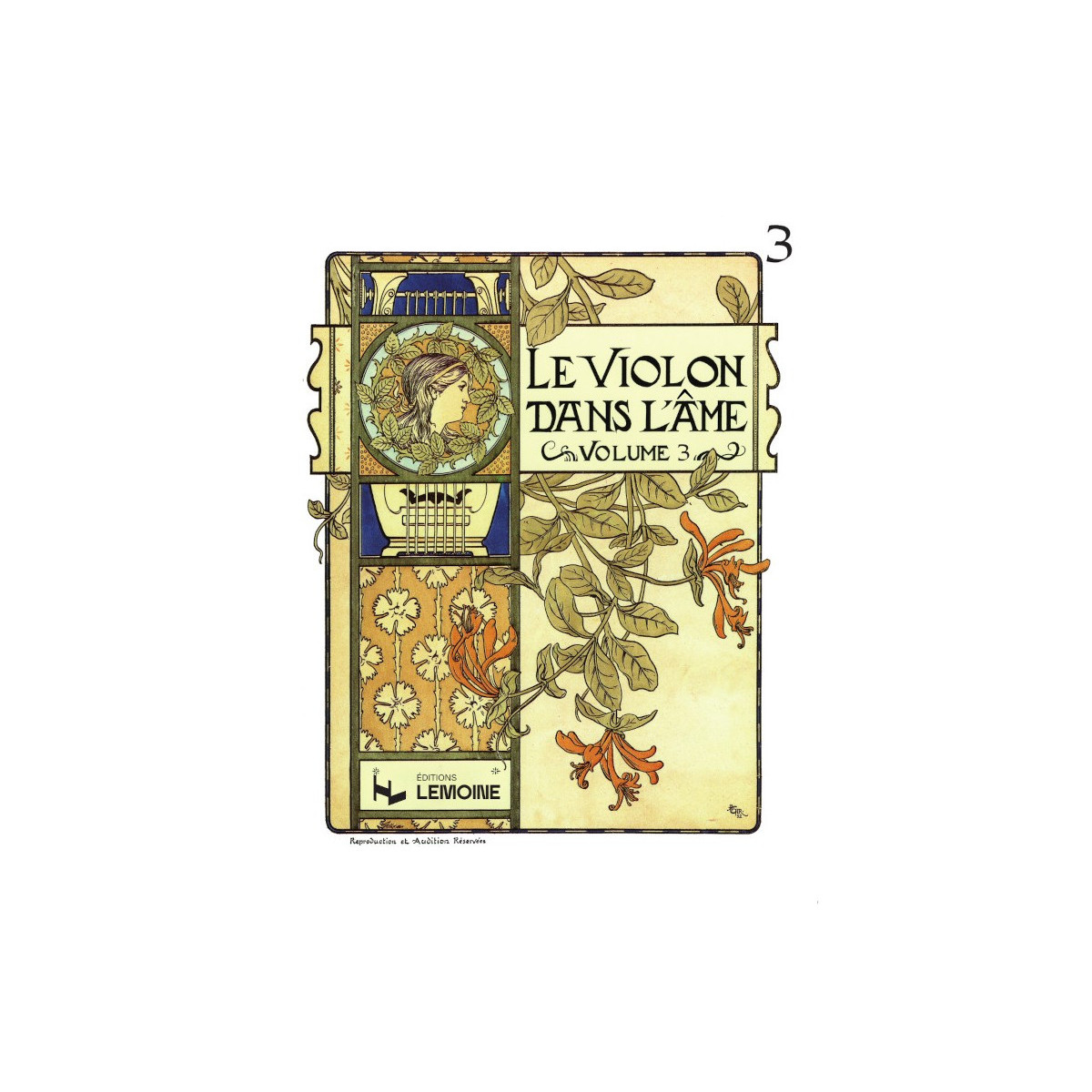 Violon dans l'âme Vol.3 - Bruno Garlej - Editions Henry Lemoine