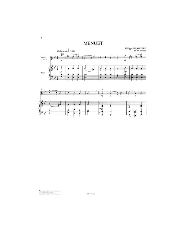 Violon dans l'âme Vol.3 - Bruno Garlej - Editions Henry Lemoine