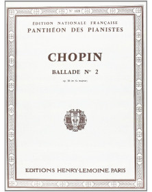 Ballade n°2 Op.38 en fa majeur