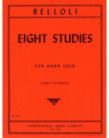 A. Belloli : Eight (8) Studies - Cor - Horn