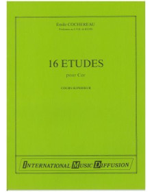 Emile Cochereau : 16 Etudes Etudes pour Cor