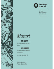 W.A. Mozart : Concerto pour Cor N°1 - KV 421/514 (386b)