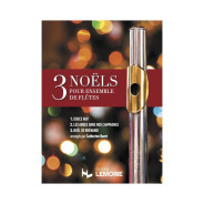 Catherine Baert : 3 Noëls pour Ensemble de flûtes avec chant ad Lib.