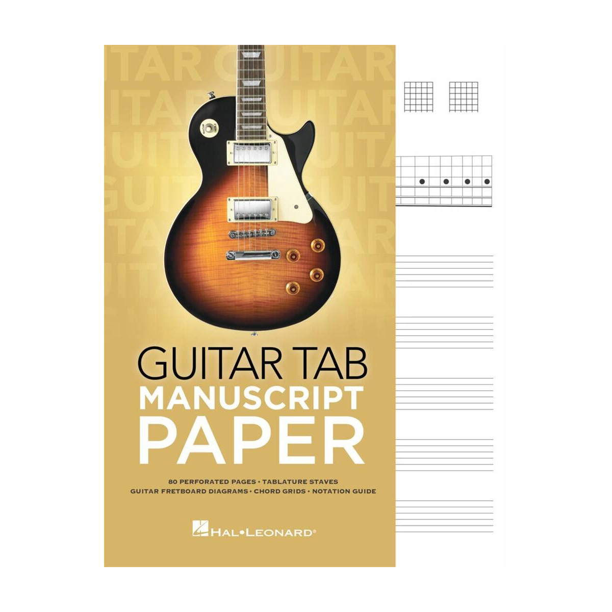 Cahier Vierge pour Tablature de Guitare