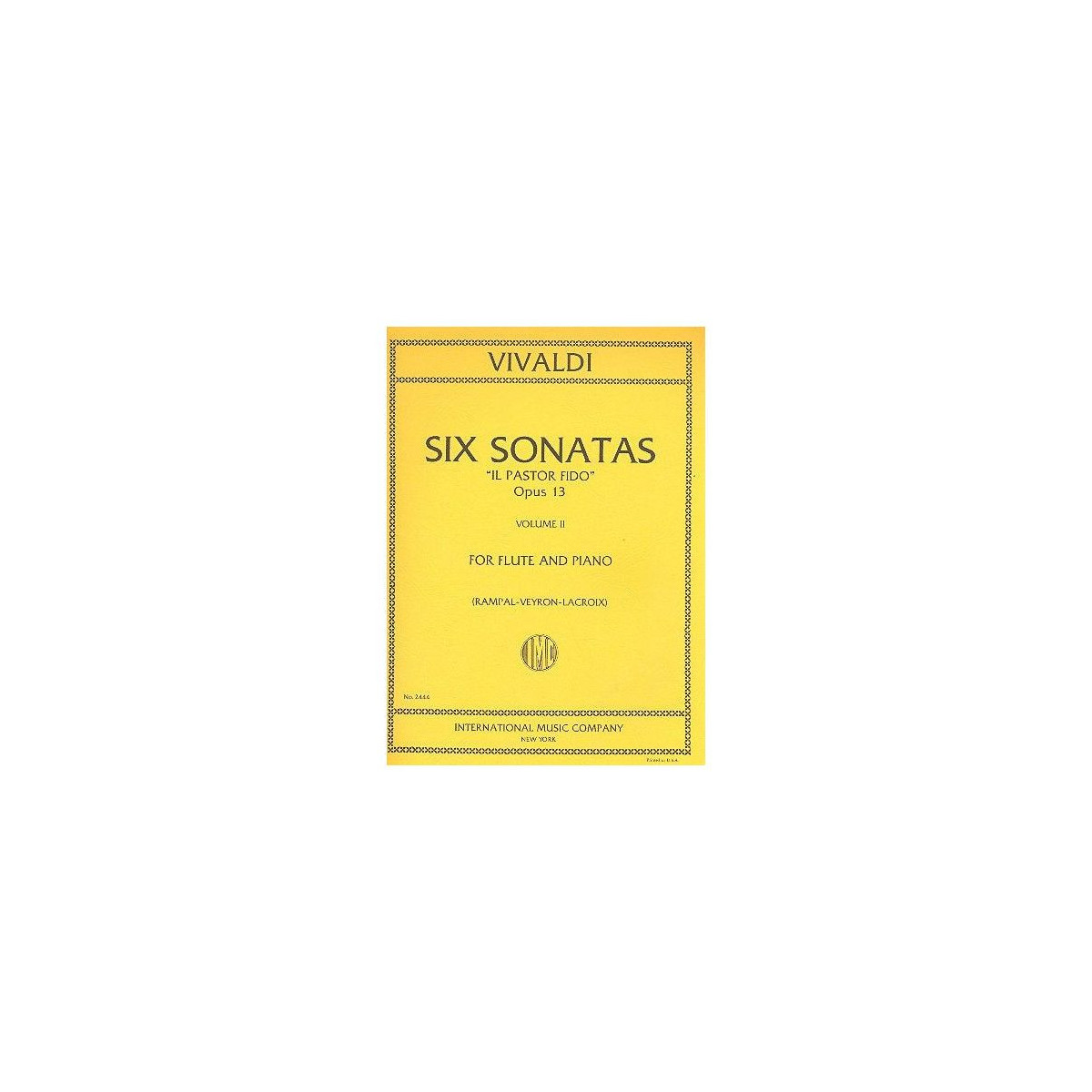 Vivaldi : 6 Sonates "Il Pastor Fido" Op. 13 - Volume 2 - IMC