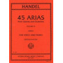 Häendel ; 45 Arias From Operas And Oratorios Volume 3 - Voix Hautes