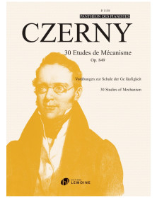 30 Études de mécanisme Op.849