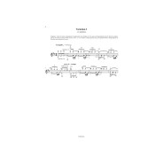 Francis Kleynjans : Six (6) Variations Caractéristiques - Guitare